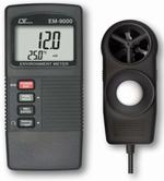 Máy đo tốc độ gió, nhiệt độ cao, độ ẩm, ánh sáng EM9000